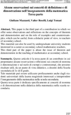 Alcune osservazioni sui concetti di definizione e di dimostrazione nell'insegnamento della matematica Terza parte - Unife