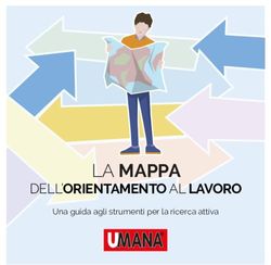 LA MAPPA DELL'ORIENTAMENTO AL LAVORO - Una Guida Agli Strumenti Per La ...