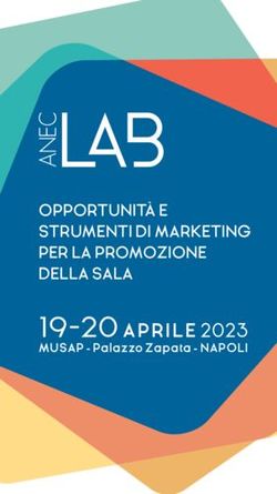 19-20 APRILE 2023 OPPORTUNIT&Agrave; E STRUMENTI DI MARKETING PER LA PROMOZIONE DELLA SALA