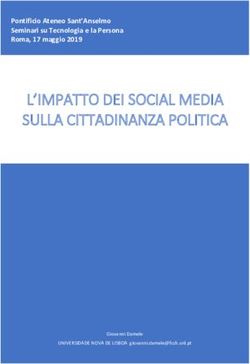 L'IMPATTO DEI SOCIAL MEDIA SULLA CITTADINANZA POLITICA - Pontificio Ateneo Sant'Anselmo Seminari su Tecnologia e la Persona Roma, 17 maggio 2019 ...