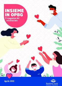 Il magazine del volontariato - Aprile 2021 - Ospedale Pediatrico Bambino Gesù