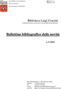 Bollettino bibliografico delle novit&agrave; - Biblioteca Luigi Crocetti - Regione Toscana