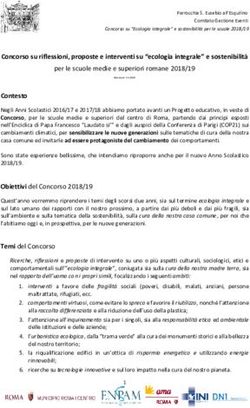 Concorso su riflessioni, proposte e interventi su "ecologia integrale" e sostenibilit&agrave; - Diocesi di Roma