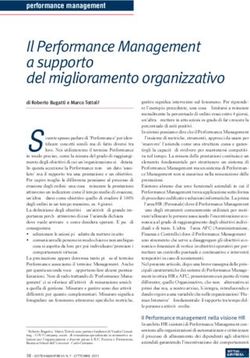 Il Performance Management a supporto del miglioramento organizzativo