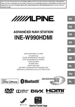 INE-W990HDMI ADVANCED NAVI STATION - alpine.ch