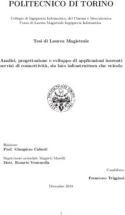 POLITECNICO DI TORINO - Webthesis