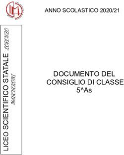 DOCUMENTO DEL CONSIGLIO DI CLASSE - 5 As - ANNO SCOLASTICO 2020/21 - Liceo ...