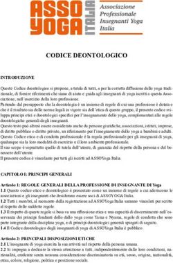 CODICE DEONTOLOGICO - Asso Yoga Italia