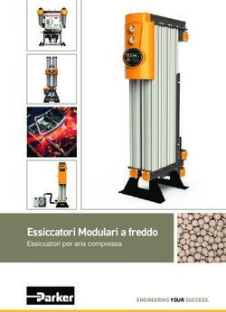 Essiccatori Modulari a freddo - Essiccatori per aria compressa ENGINEERING YOUR SUCCESS - Parker Hannifin