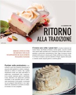 RITORNO ALLA TRADIZIONE - Portale Gelato