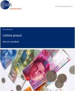 Listino prezzi Servizi e prodotti - GS1 Switzerland