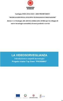 LA VIDEOSORVEGLIANZA Introduzione e aspetti tecnologici - prossimo