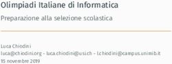 Olimpiadi Italiane di Informatica - Preparazione alla selezione scolastica Luca Chiodini ...