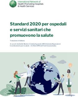 Standard 2020 per ospedali e servizi sanitari che promuovono la salute - Traduzione in Italiano A cura di: Ariella De Monte e Cristina Aguzzoli ...