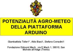 POTENZIALIT&Agrave; AGRO-METEO DELLA PIATTAFORMA ARDUINO - Giambattista Toller1*, Aldo Biasi1, Stefano Corradini1 Fondazione Edmund Mach, via E.Mach 1 ...