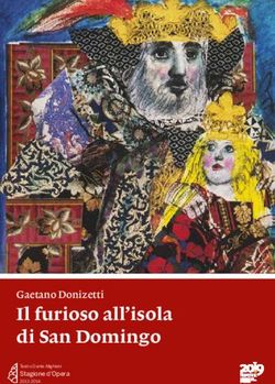 Il furioso all'isola di San Domingo - Gaetano Donizetti Stagione d'Opera - Teatro ...