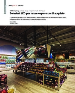 Soluzioni LED per nuove esperienze di acquisto - Coop