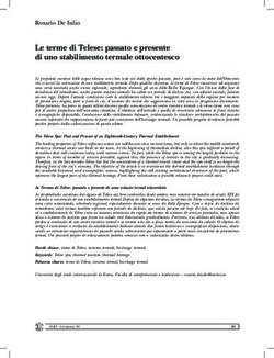 Le terme di Telese: passato e presente di uno stabilimento termale ottocentesco - AGEI