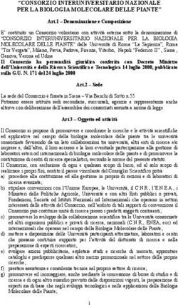 CONSORZIO INTERUNIVERSITARIO NAZIONALE PER LA BIOLOGIA MOLECOLARE DELLE PIANTE