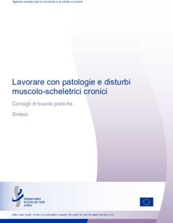 Lavorare con patologie e disturbi muscolo-scheletrici cronici