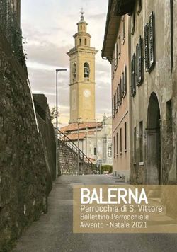 BALERNA Parrocchia di S. Vittore - Bollettino Parrocchiale Avvento - Natale 2021 - Parrocchia ...