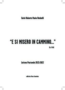"E SI MISERO IN CAMMINO - Carlo Roberto Maria Redaelli - Lettera Pastorale 2021-2022 - Parrocchia di Gradisca d'Isonzo