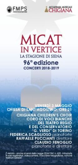 VENERD&Igrave; 3 MAGGIO CHIESA DI SANT'AGOSTINO, ORE 21 CHIGIANA CHILDREN'S CHOIR CORO DI VOCI BIANCHE DEL TEATRO REGIO E DEL CONSERVATORIO "G. VERDI" DI ...