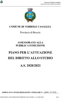 PIANO PER L'ATTUAZIONE DEL DIRITTO ALLO STUDIO A.S. 2020/2021
