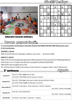 Giochi? Perdiqua - Parrocchia di Ranica