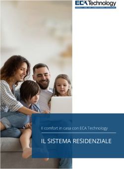 IL SISTEMA RESIDENZIALE - Il comfort in casa con ECA Technology