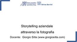 Storytelling aziendale attraverso la fotografia - Docente: Giorgio Sitta (www.giorgiositta.com)