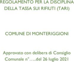 REGOLAMENTO PER LA DISCIPLINA DELLA TASSA SUI RIFIUTI (TARI) COMUNE DI MONTERIGGIONI - Approvato con delibera di Consiglio Comunale n ..del 26 ...