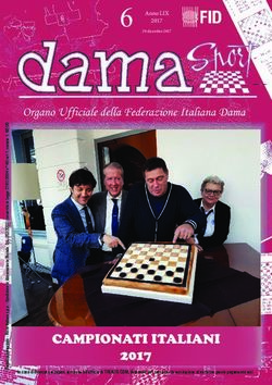 CAMPIONATI ITALIANI 2017 - 6 Anno LIX
