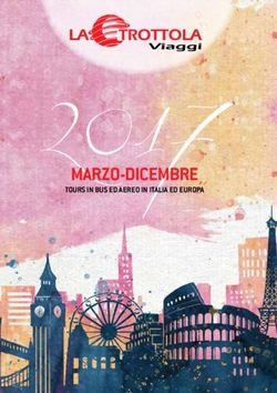 2017MARZO-DICEMBRE TOURS IN BUS ED AEREO IN ITALIA ED EUROPA - La Trottola Viaggi