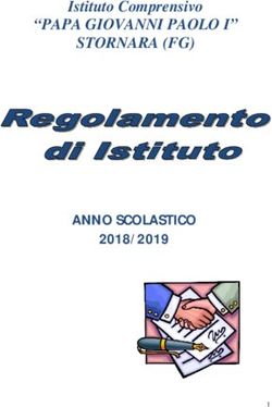 "PAPA GIOVANNI PAOLO I" STORNARA (FG) - Istituto Comprensivo - ANNO SCOLASTICO 2018/2019 - Istituto Comprensivo "Giovanni ...