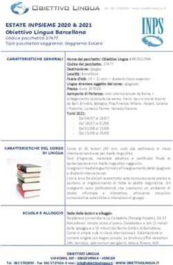 ESTATE INPSIEME 2020 & 2021 - Obiettivo Lingua Barcellona