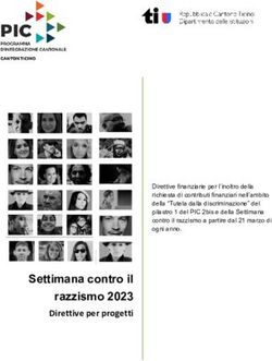 Settimana contro il razzismo 2023 - Direttive per progetti