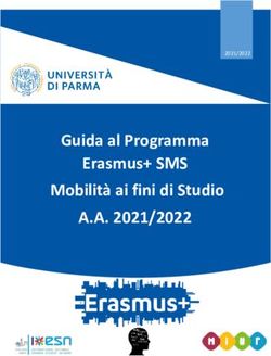 Guida al Programma Erasmus+ SMS Mobilità ai fini di Studio - A.A. 2021/2022 2021/2022 - Università ...