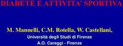 DIABETE E ATTIVITA' SPORTIVA - M. Mannelli, C.M. Rotella, W. Castellani, Università degli Studi di Firenze - Corso di Laurea Triennale in ...
