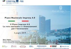 Piano Nazionale Impresa 4.0 Il Piano Impresa 4.0 La rete nazionale e i finanziamenti per l'innovazione - Polo Tecnologico Lucchese