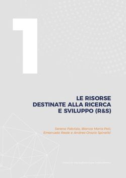 Le risorse destinate aLLa ricerca e sviLuppo (r&s) - Serena Fabrizio, Bianca Maria Pot&igrave;, Emanuela Reale e Andrea Orazio Spinello* - DSU CNR
