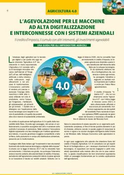 L'AGEVOLAZIONE PER LE MACCHINE AD ALTA DIGITALIZZAZIONE E INTERCONNESSE CON I SISTEMI AZIENDALI - Confagricoltura Veneto