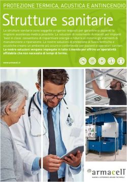 Strutture sanitarie PROTEZIONE TERMICA, ACUSTICA E ANTINCENDIO