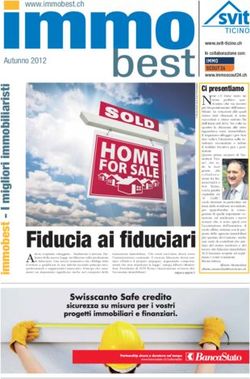 Fiducia ai fiduciari Attesa, sospirata, osteggiata finalmente &egrave; arrivata. Par- SVIT Schweiz