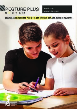 POSTURE PLUS YOUNG UP YOUNG EASY UP - Una scelta di benessere per tutti, per tutte le et&agrave;, per tutte le occasioni - F.G.P. Srl