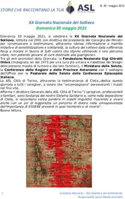 STORIE CHE RACCONTANO LA TUA