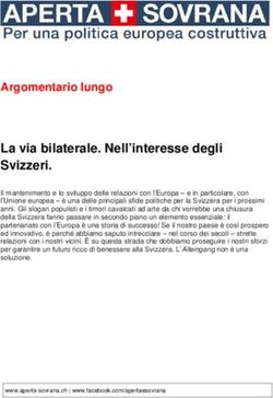 La via bilaterale. Nell'interesse degli Svizzeri.