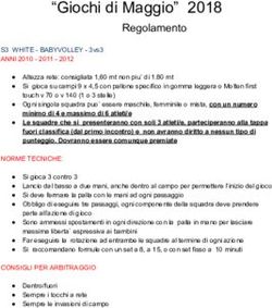 "Giochi di Maggio" 2018 - Regolamento