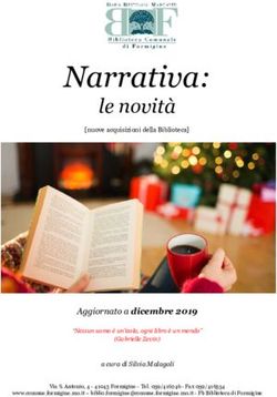 Narrativa: le novit&agrave; - Comune di Formigine