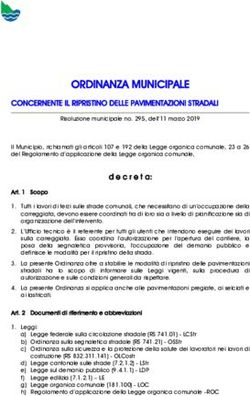 ORDINANZA MUNICIPALE CONCERNENTE IL RIPRISTINO DELLE PAVIMENTAZIONI STRADALI - Comune di Gambarogno